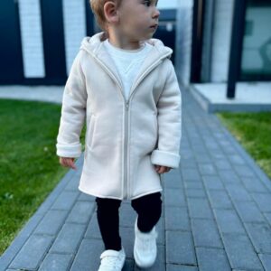 Bunny Kids Mikino - kabátik Macko - BÉŽOVÁ