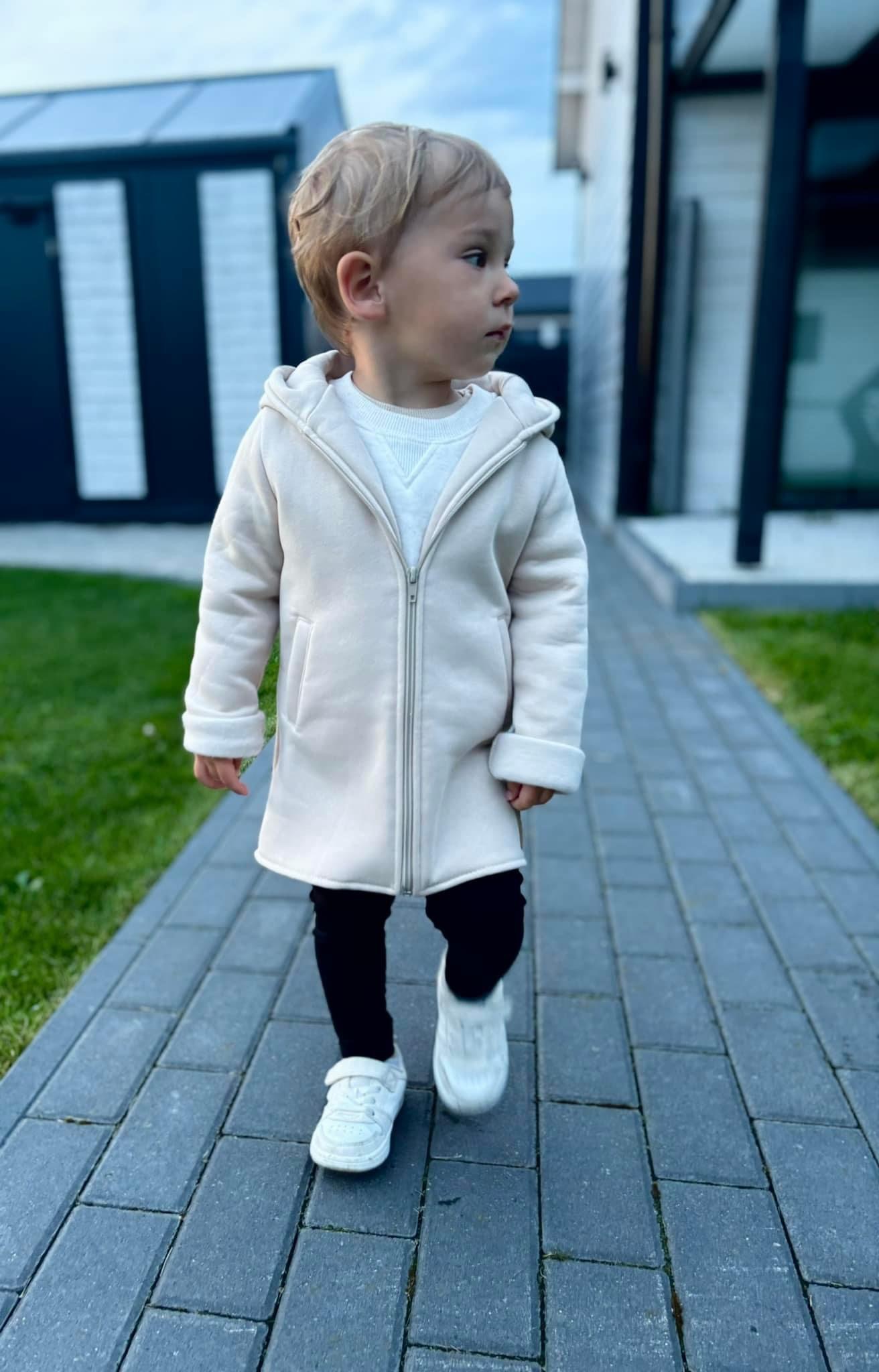 Bunny Kids Mikino - kabátik Macko - BÉŽOVÁ