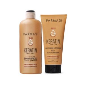 Keratín hair shampoo 360ml + keratín hair mask 200ml