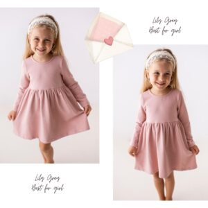 Šaty Lily Grey s dlhým rukávom - puder