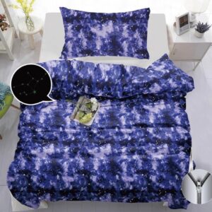 SVIETIACE obliečky GALAXY - FIALOVÉ