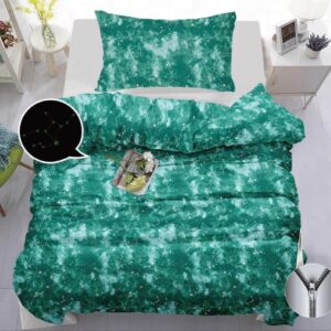 SVIETIACE obliečky GALAXY - ZELENÉ