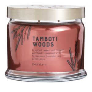 PARTYLITE | VONNÁ SVIEČKA TAMBOTI WOODS 3 KNOTY
