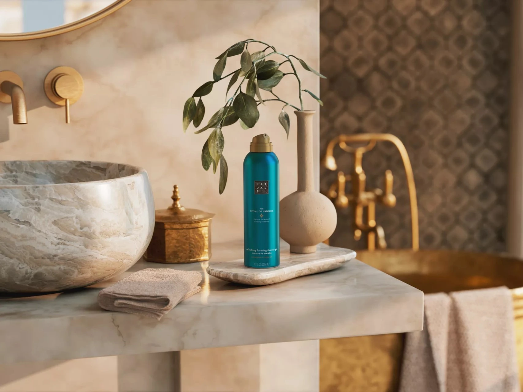 Hammam Foaming Shower Gél 200ml – Obrázok 2