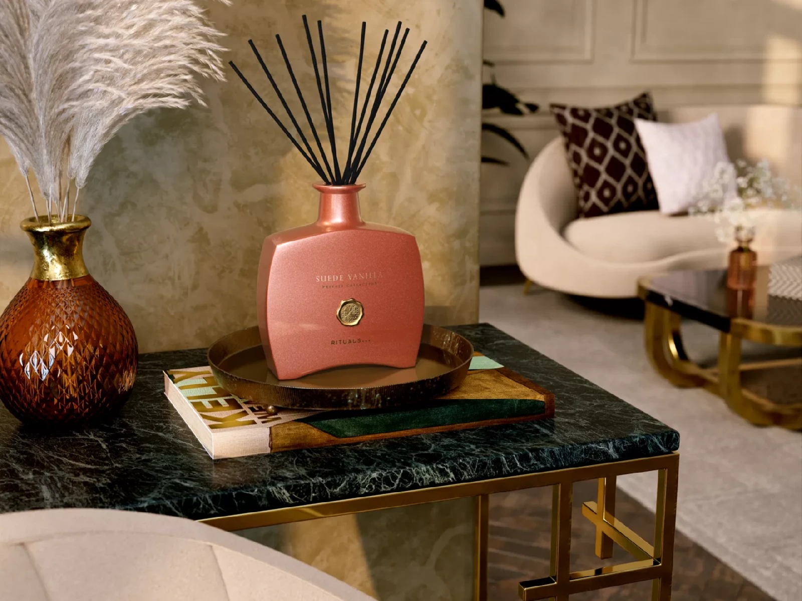 Suede Vanilla Fragrance Sticks 450ml – Obrázok 2