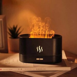 Aróma difuzér s LED projekciou ohňa