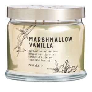 PARTYLITE | VONNÁ SVIEČKA Marshmallow Vanilla Sviečka s 3 knôtmi