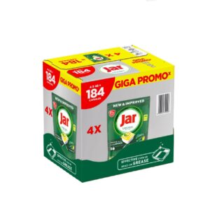 Jar tablety do umývačky Original All In One Lemon, 4× 46 ks, celkom 184 ks