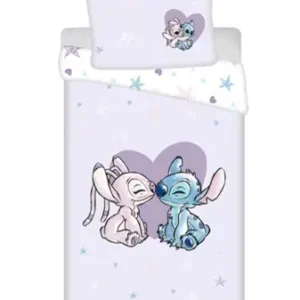 Detské bavlnené obliečky - Lilo and Stitch "Heart"