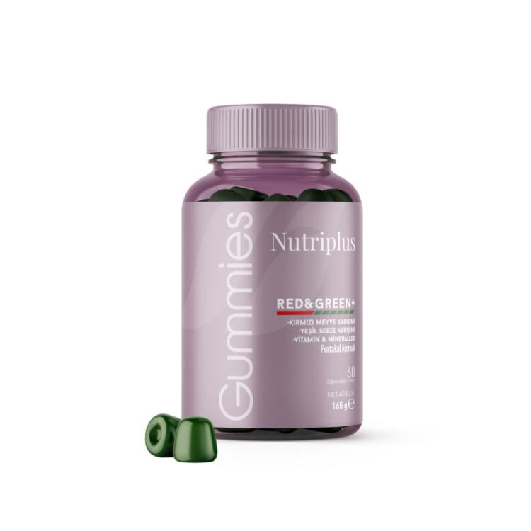 Nutriplus | Red & Green Mix Gummy 60 cukríkov
