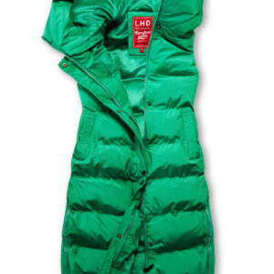 DLHÁ ZIMNÁ VESTA - ZELENÁ