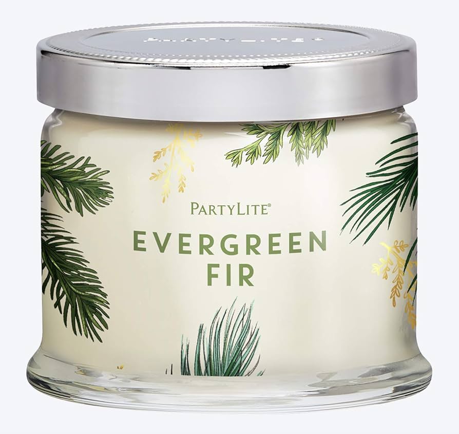 PARTYLITE | Evergreen Fir Sviečka s 3 knôtmi