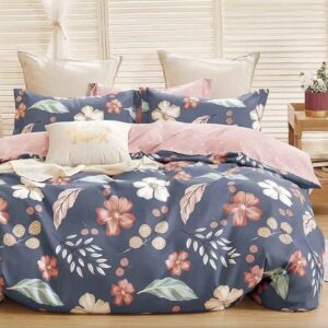 dielna sada obliečok na 2 postele + prestieradlo ZADARMO Shadow Flowers