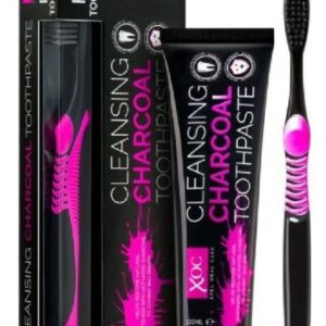 XPEL Cleansing Charcoal zubná pasta 100ml + kefka
