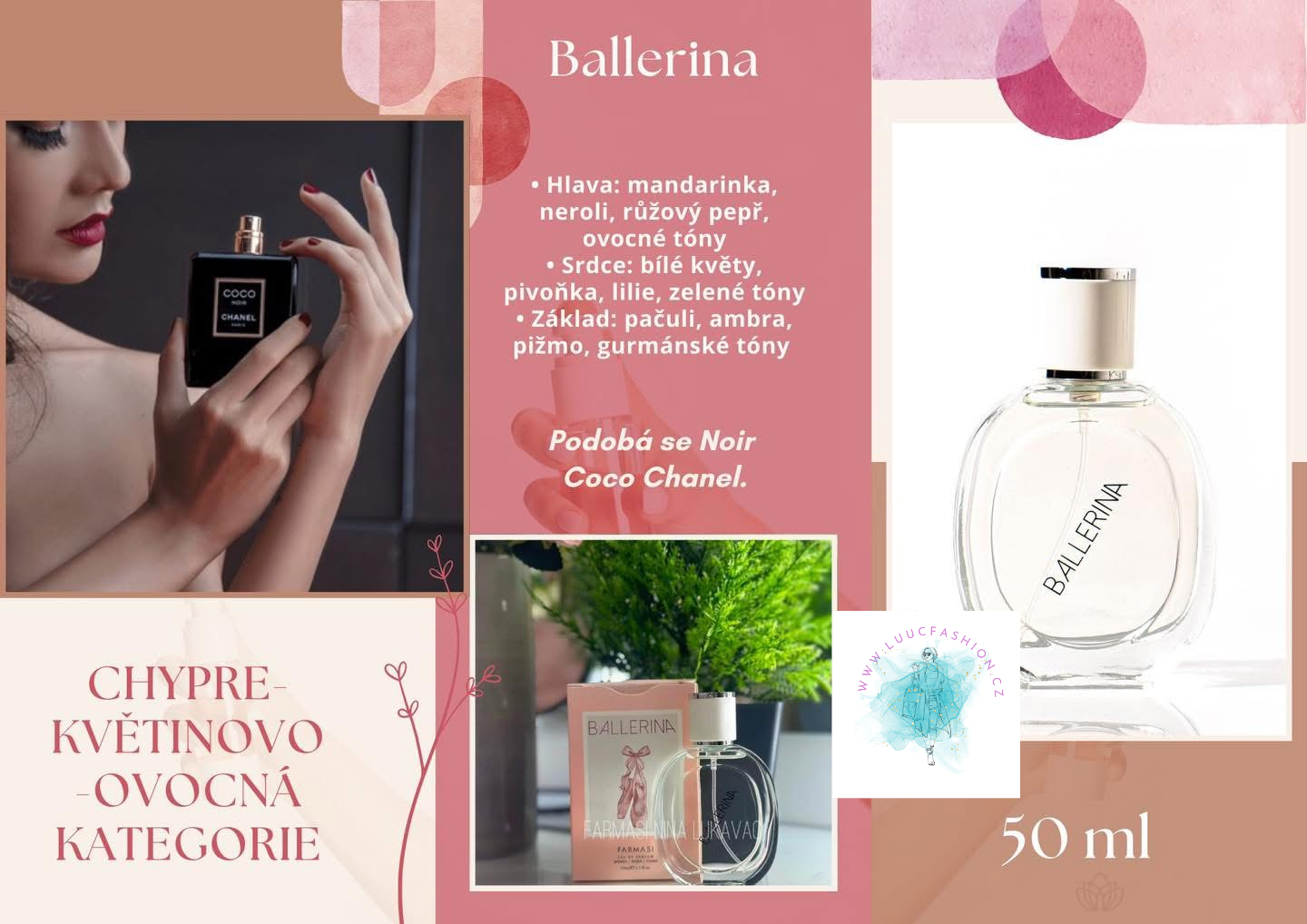 Ballerina EDP for PRE ŽENY 50 ml – Obrázok 2