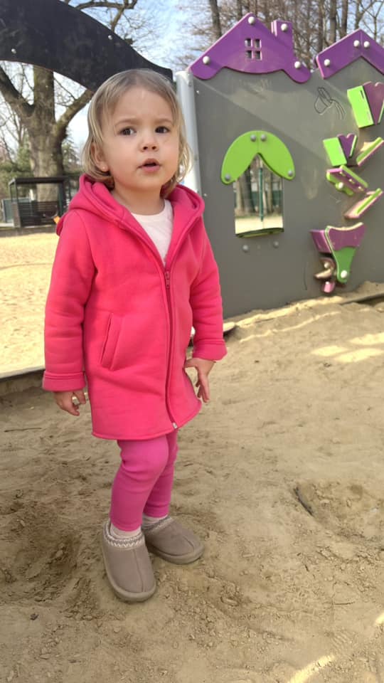 BUNNY KIDS MIKINO-KABÁTOK MACKO - MALINOVÝ – Obrázok 3