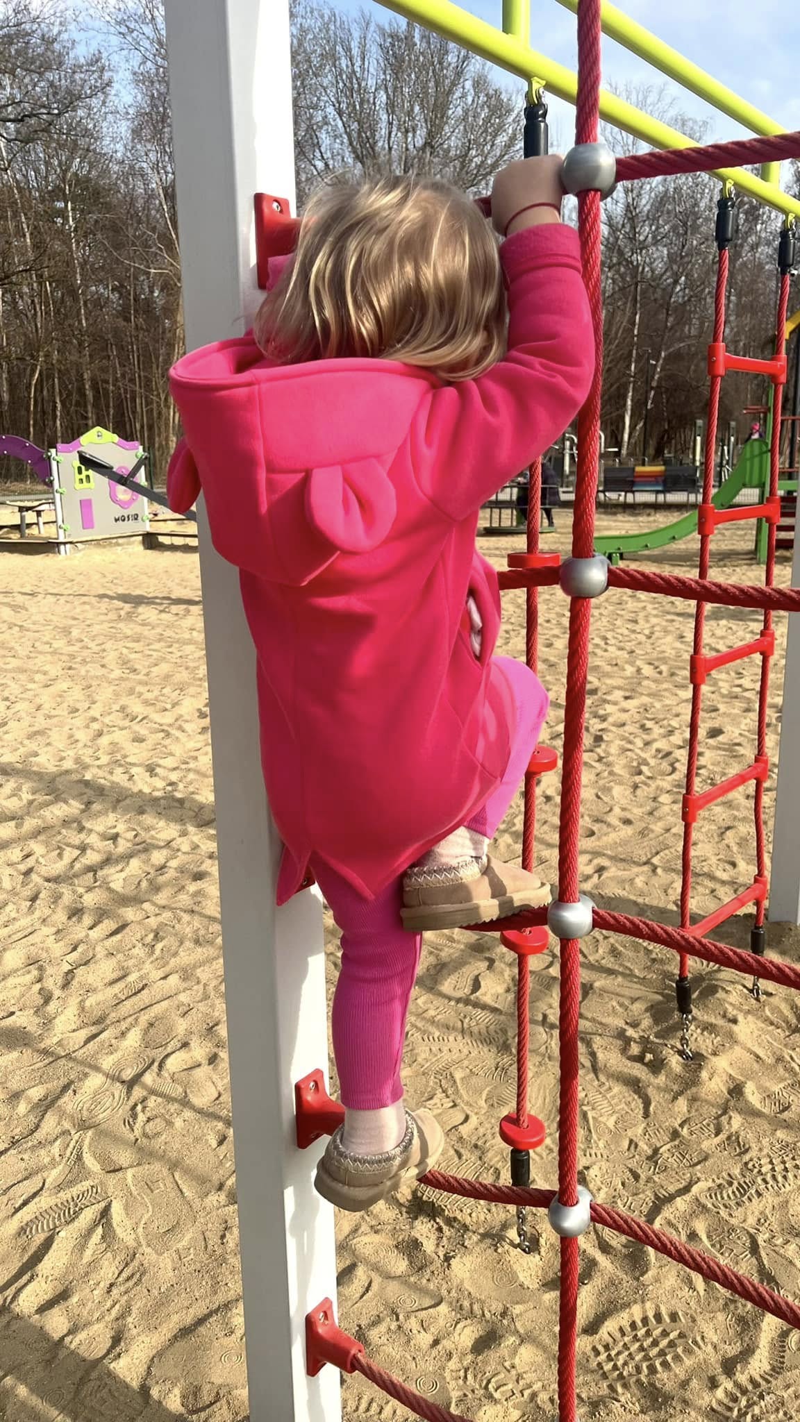 BUNNY KIDS MIKINO-KABÁTOK MACKO - MALINOVÝ – Obrázok 4