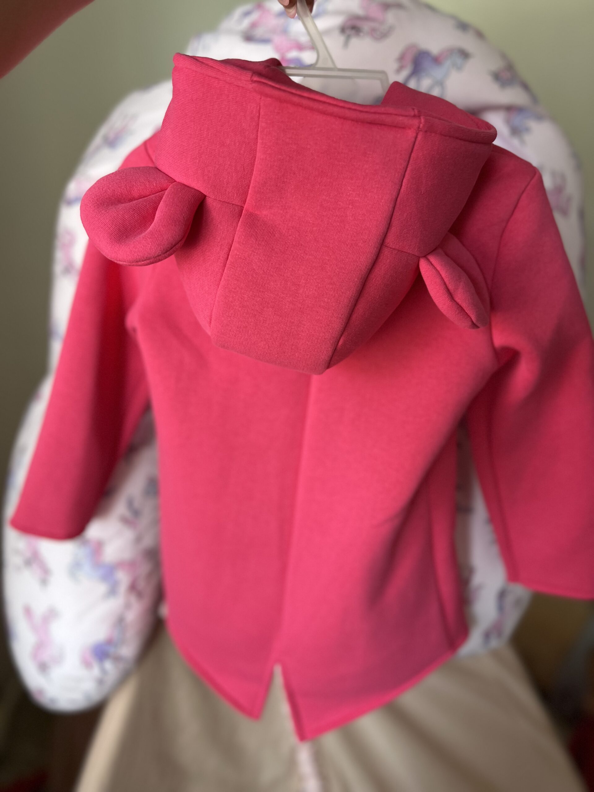 BUNNY KIDS MIKINO-KABÁTOK MACKO - MALINOVÝ – Obrázok 2