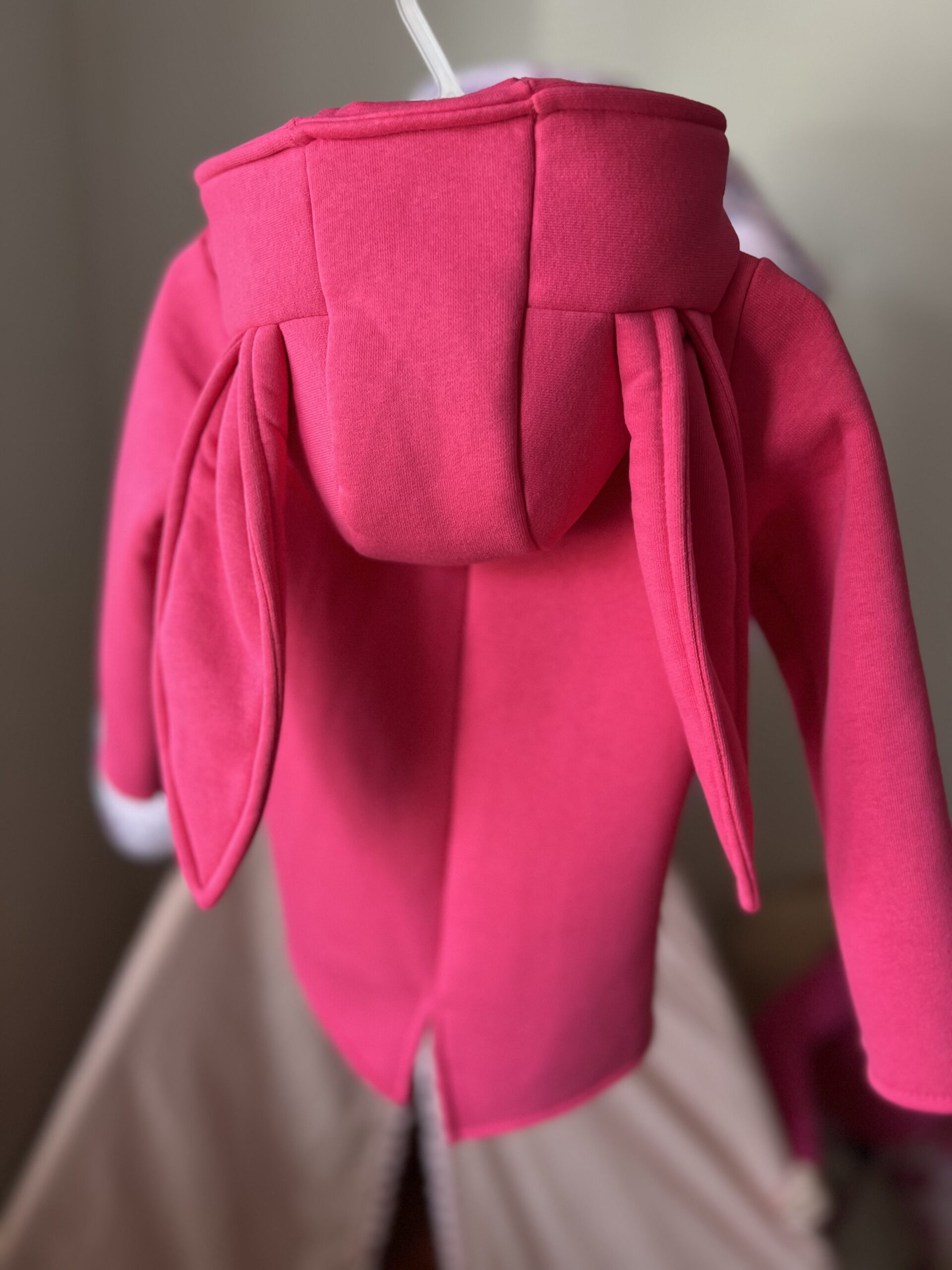 BUNNY KIDS MIKINO-KABÁTOK ZAJAC – MALINOVÝ – Obrázok 2