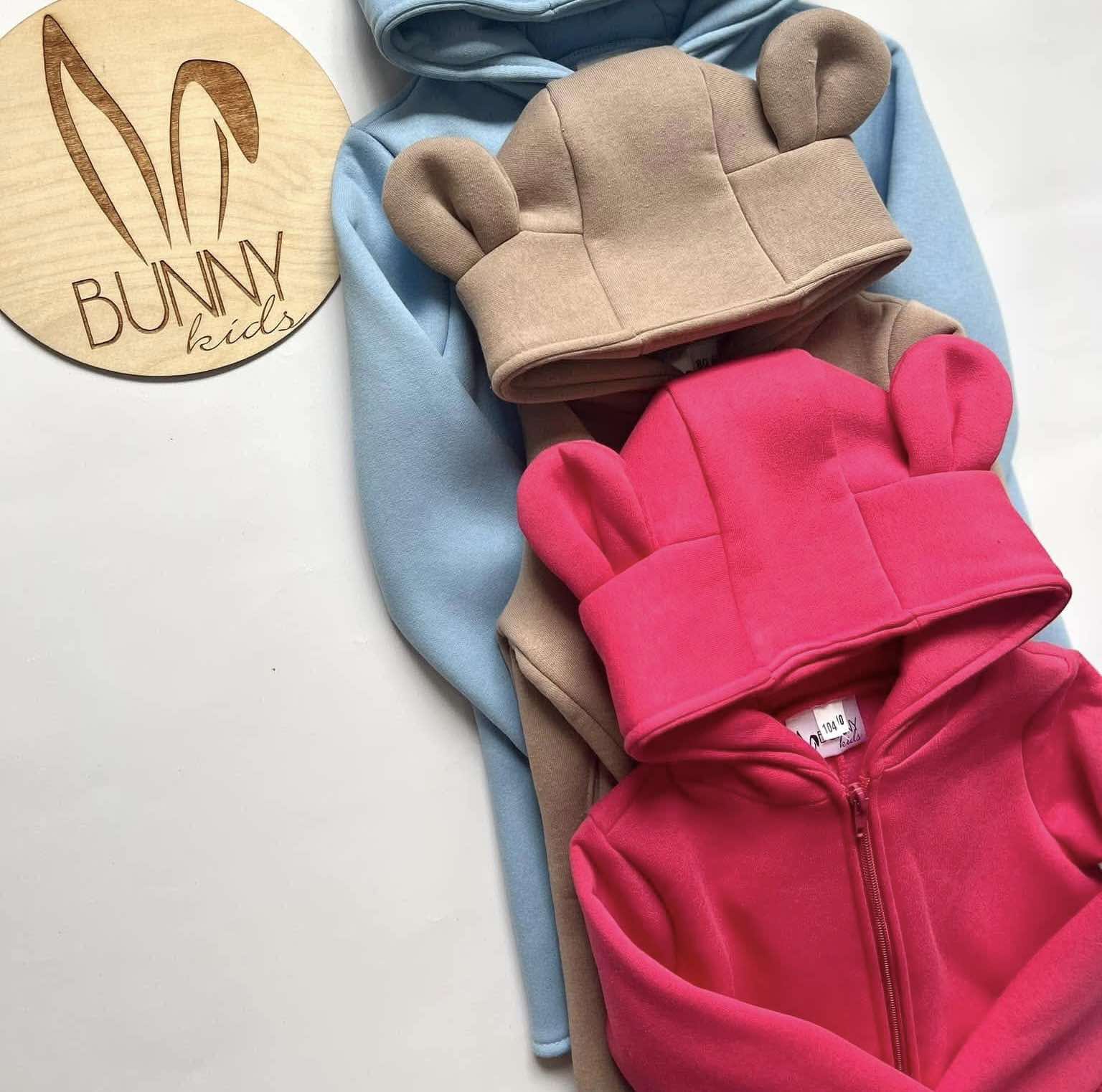 BUNNY KIDS MIKINO-KABÁTOK MACKO - MALINOVÝ