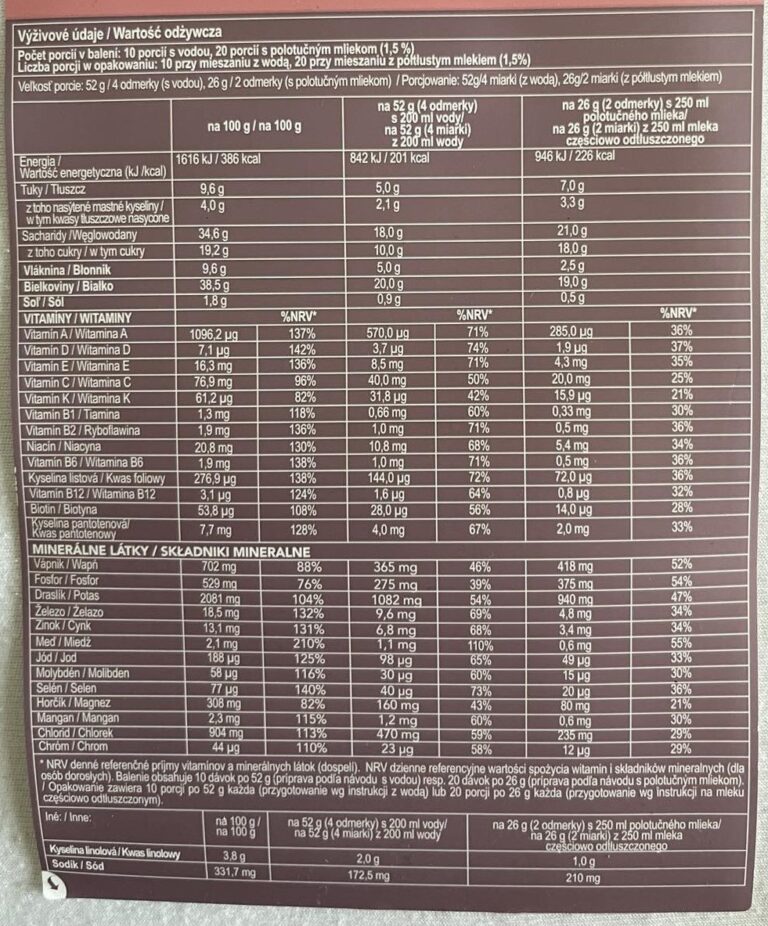Nutriplus | Koktail náhrada jedla s jahodovou príchuťou 520 g – Obrázok 2