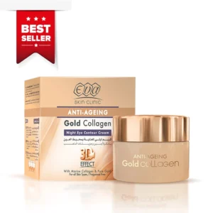 EVA Skin Clinic Gold Collagen nočný očný krém 3D efekt