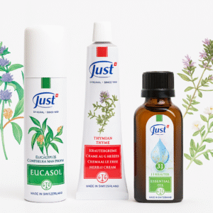 Just | Eucasol 50ml + Tymianový krém 60 ml + Olej z 31 bylín 50 ml