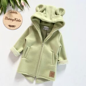 BUNNY KIDS MIKINO-KABÁTOK MACKO – PISTÁCIOVÁ